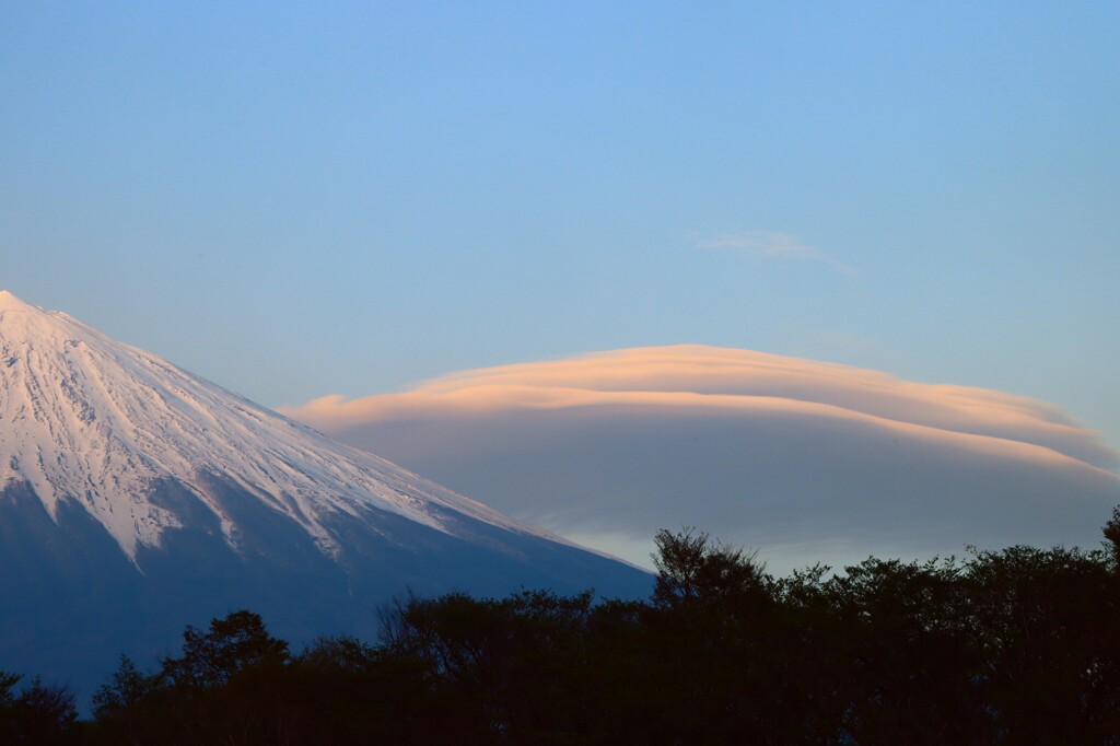 夕富士
