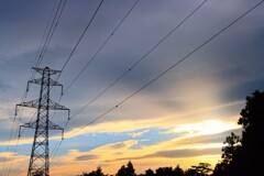 夕暮れ