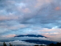 夕富士