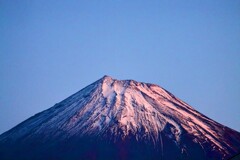 朝の富士山