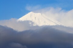 雨上がりの富士山