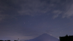 今朝の富士山