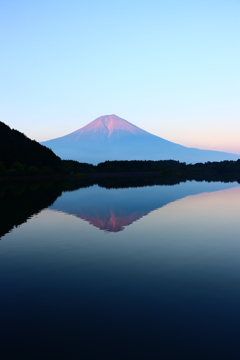 田貫湖からの富士山