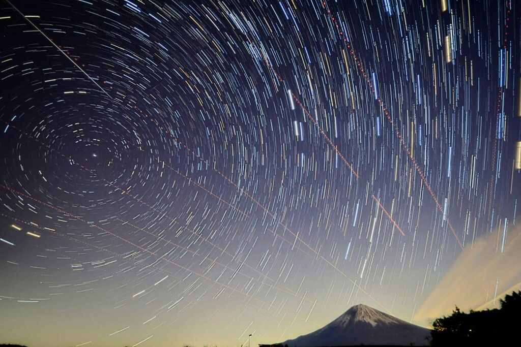 昨夜の夜空