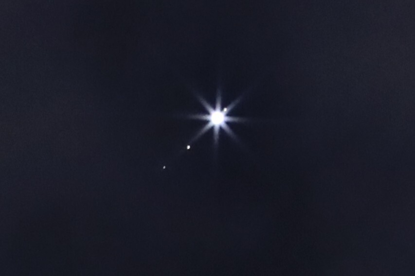 今夜の木星とガリレオ衛星20231109