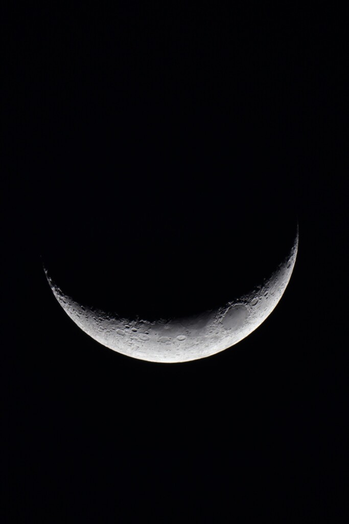 今夜の三日月