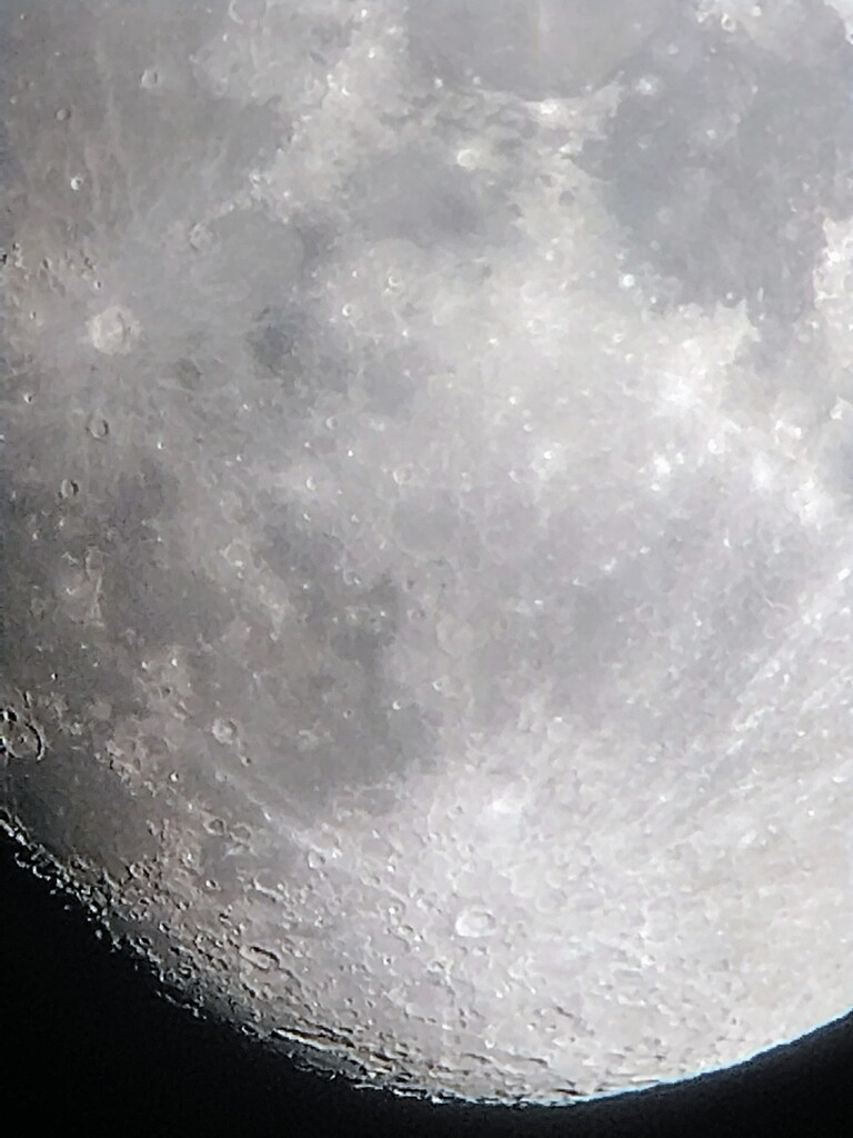 去年初めて撮ったお月様