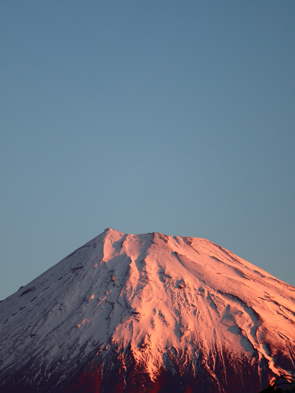 朝焼け富士山