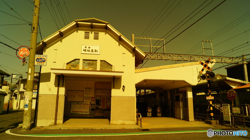 ステンドグラスのある駅①