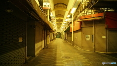 夜の商店街①