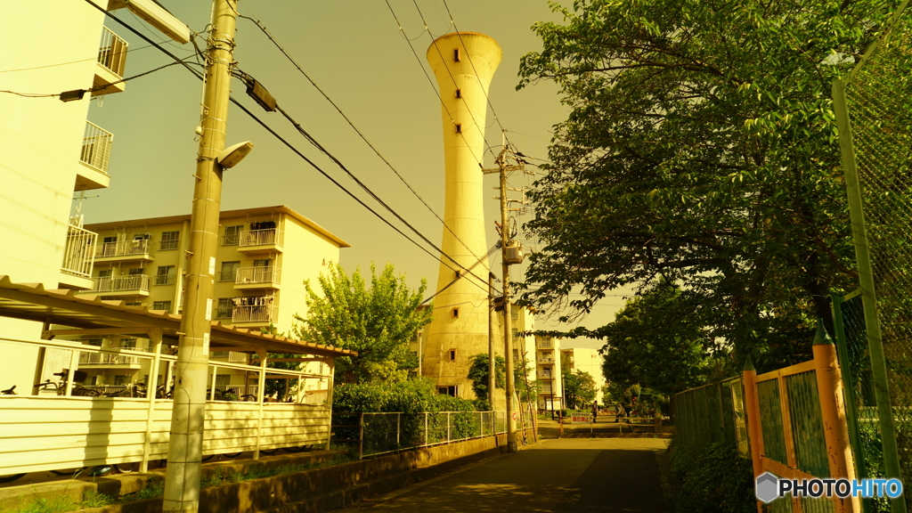 給水塔①