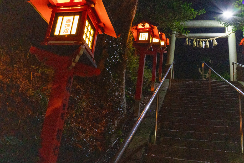 夜の神社