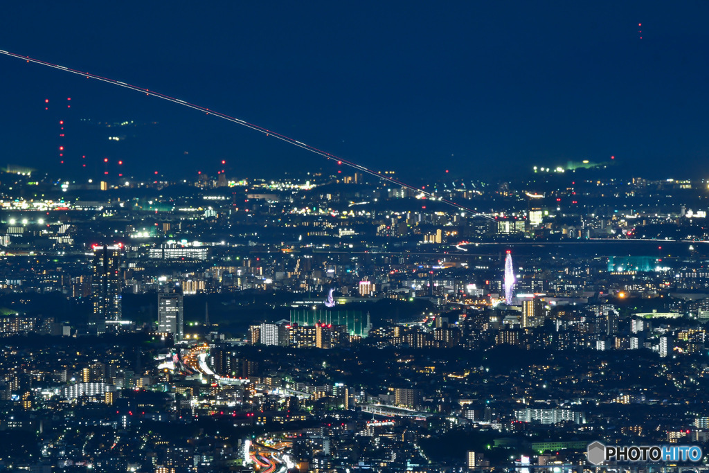 東六甲展望台から見る夜景