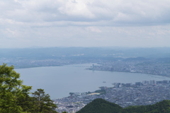 比叡山からの眺め～近江大橋方面～