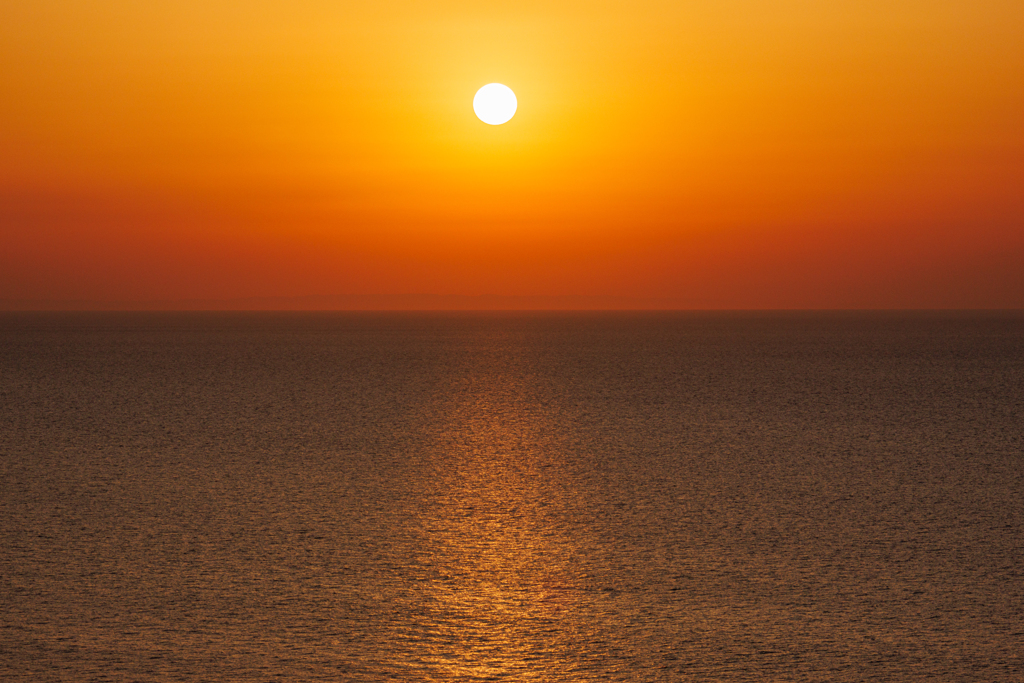 日本海の夕暮れ