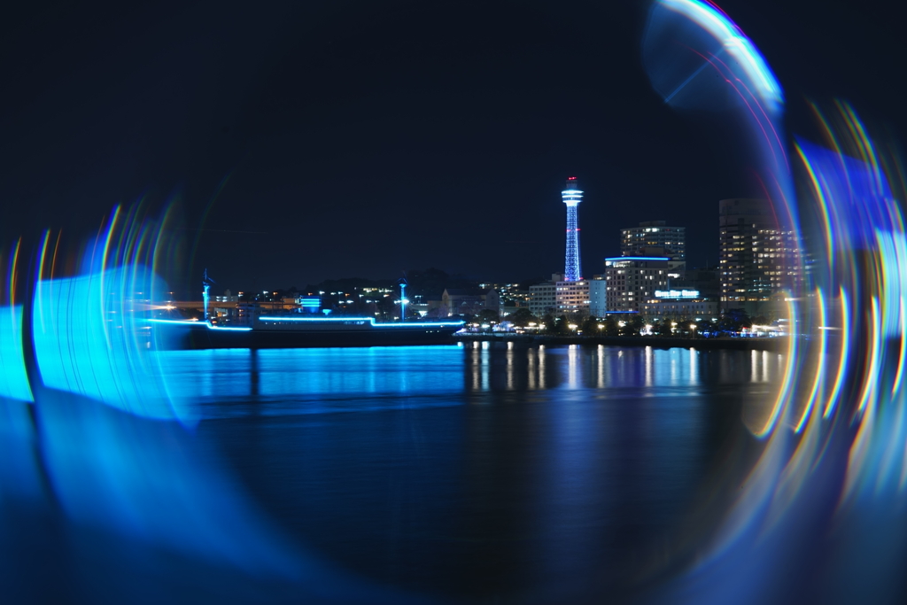 山下公園を閉じ込めて