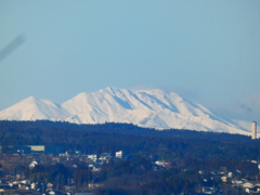 高崎・達磨寺から上州武尊山の方向