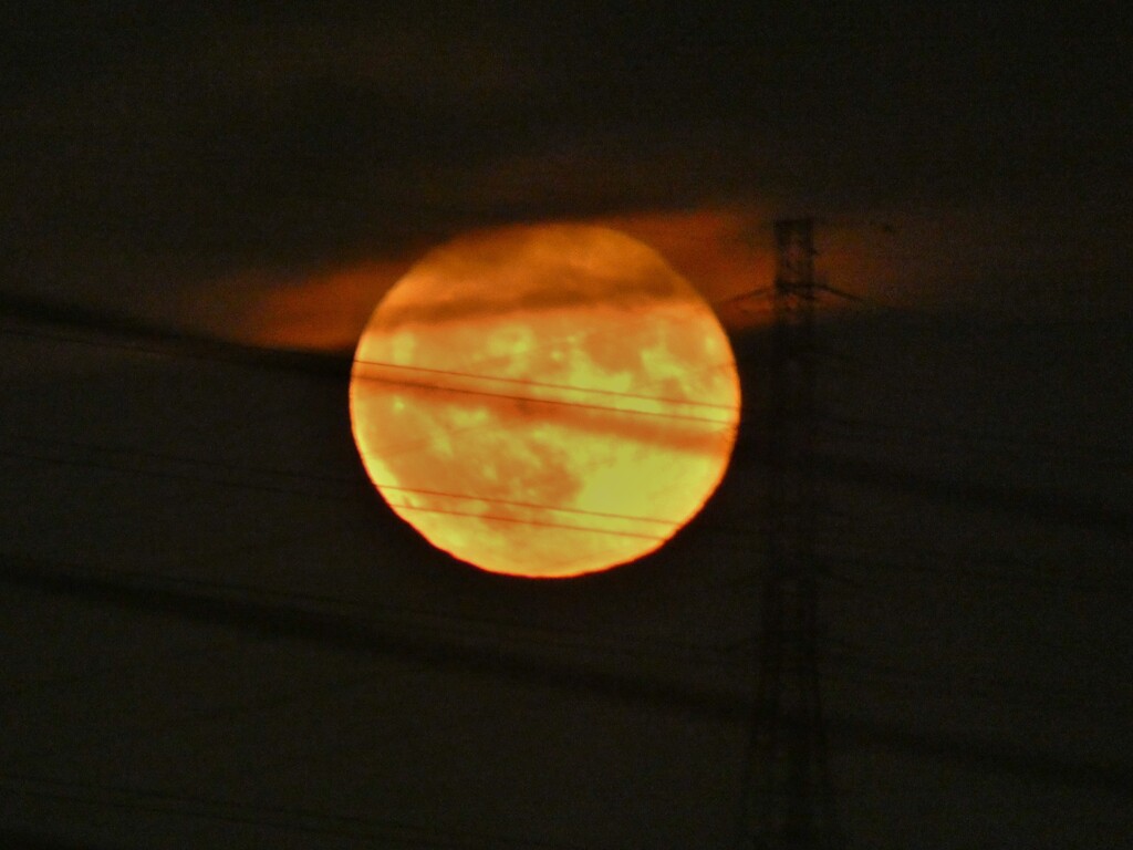 月の出直後