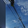 クロスする風景 季節と電線