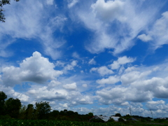 立秋の夏空