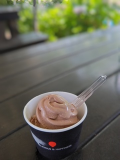チョコレートソフトクリーム