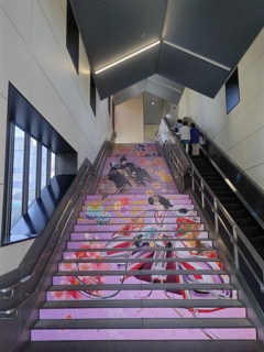 岩槻駅東口階段