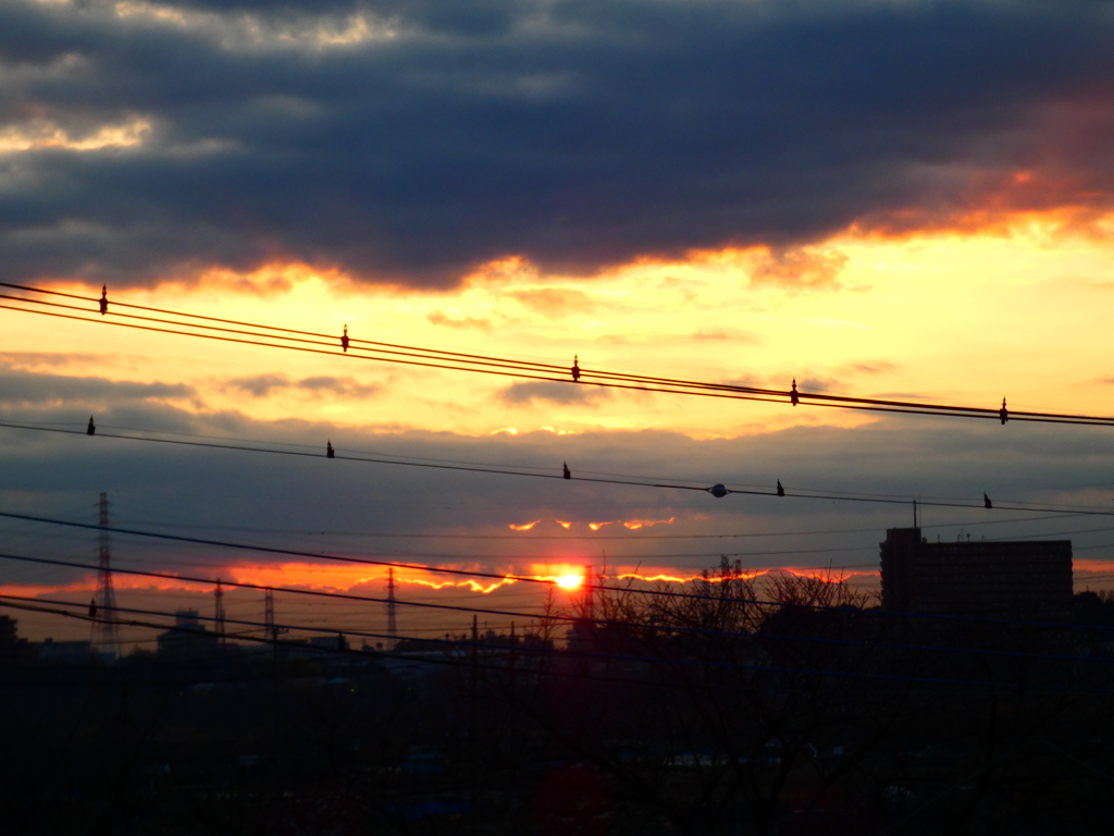 立春2026 日の出