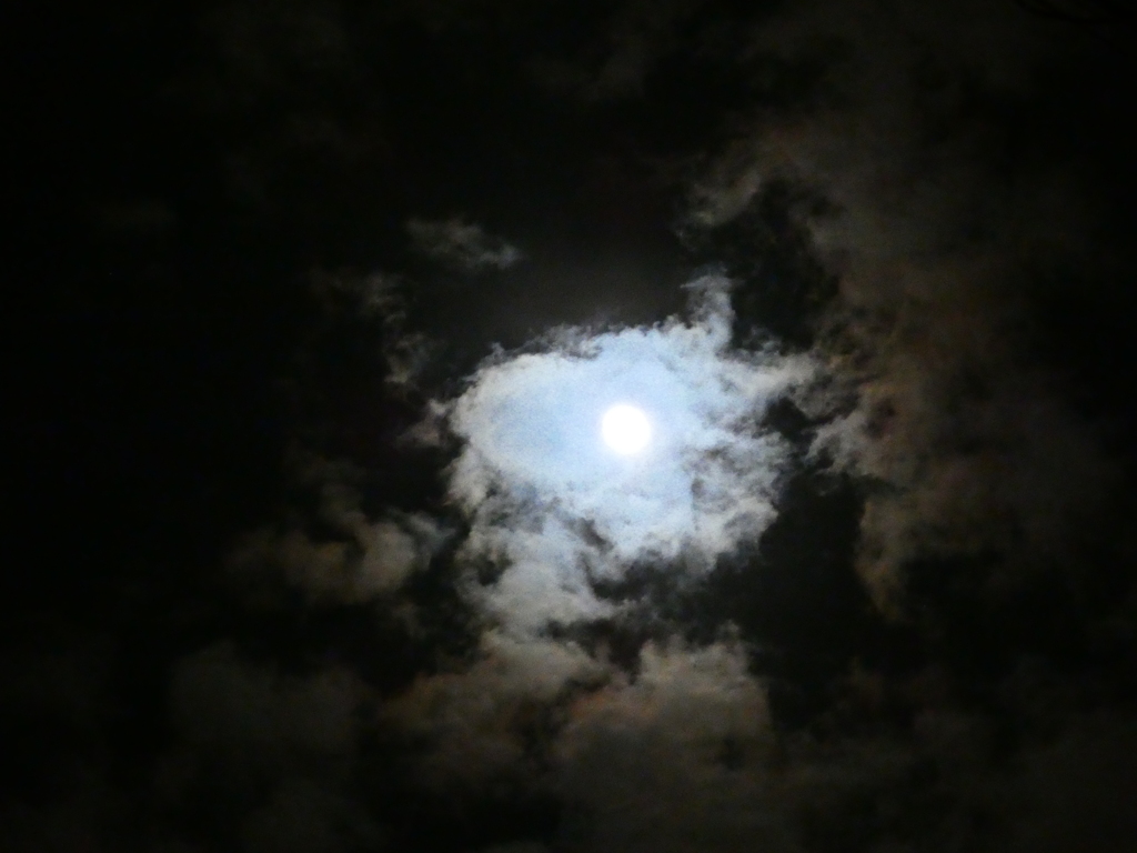 雲の中のスノームーン