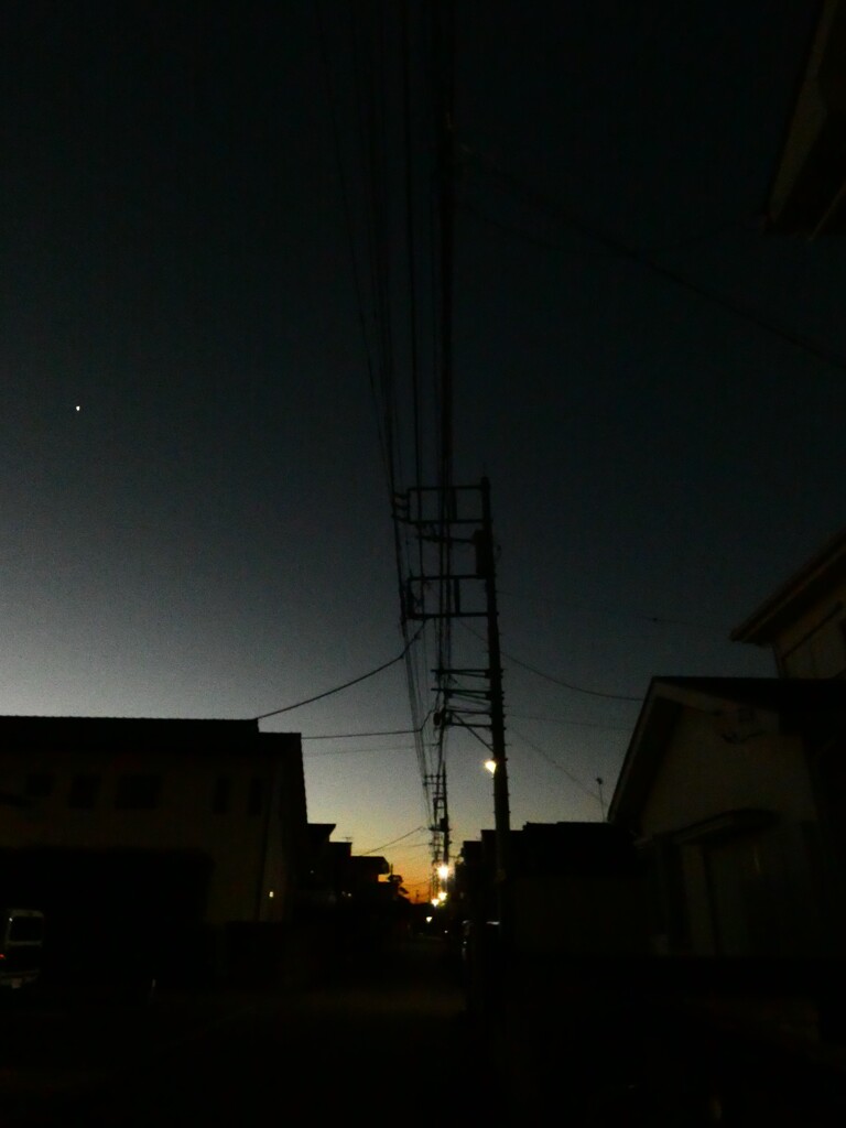 我が街の夜明け