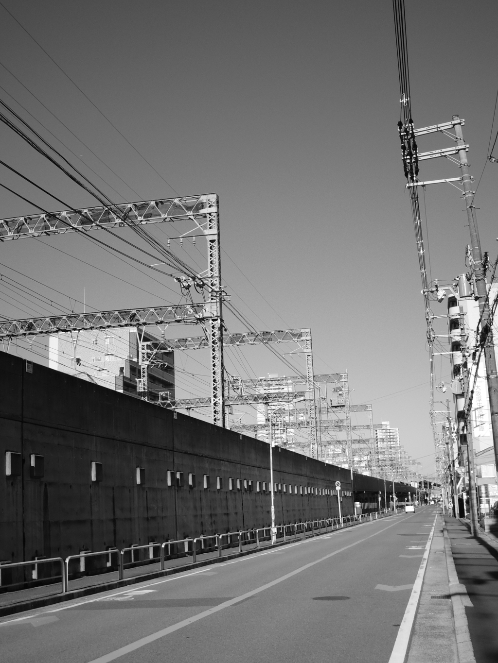 京阪土居駅近く