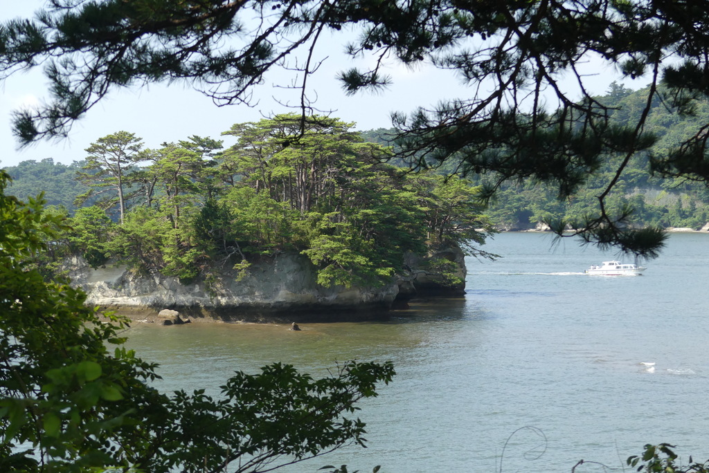 松島の福浦島からの風景