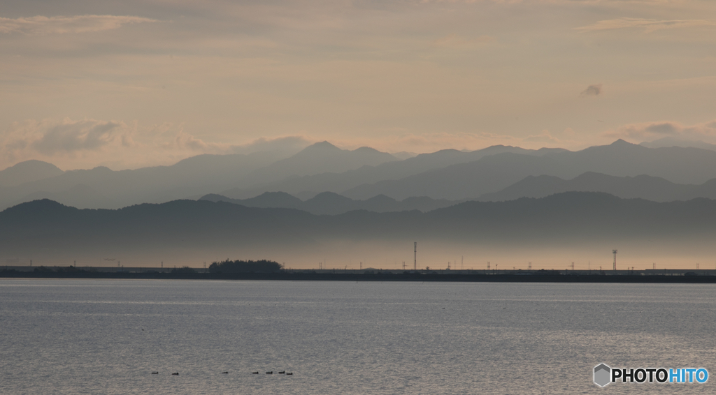 宇城市海岸の風景