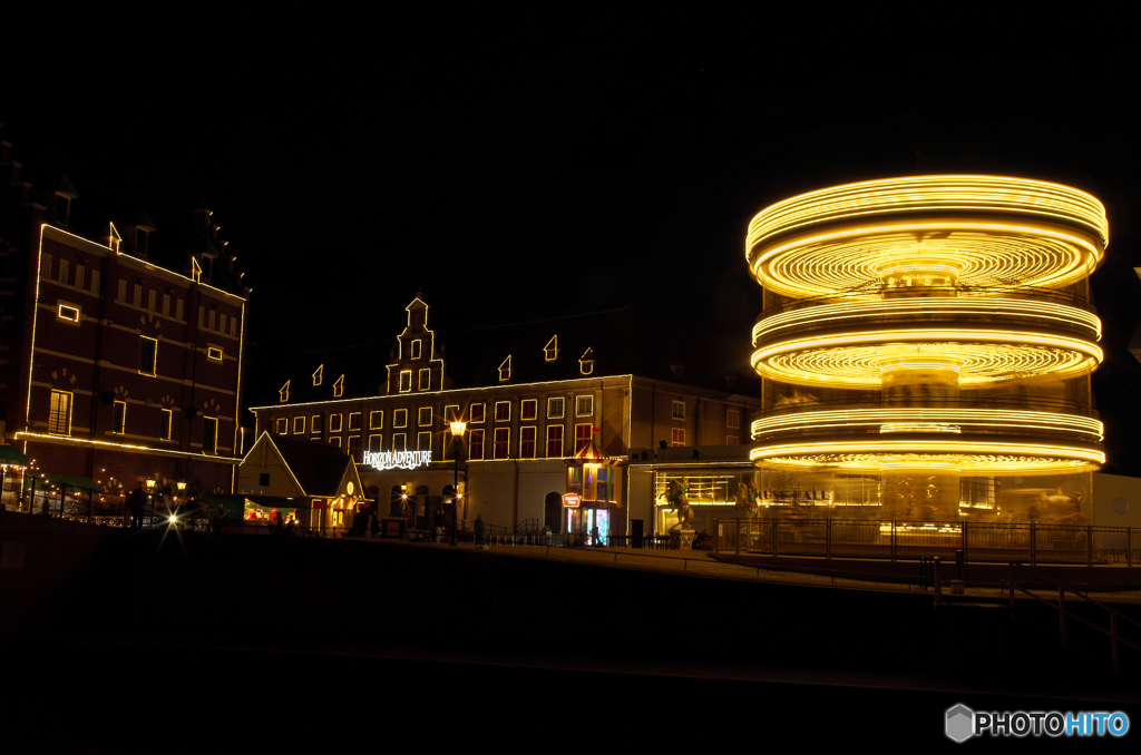 三段メリーゴーランド