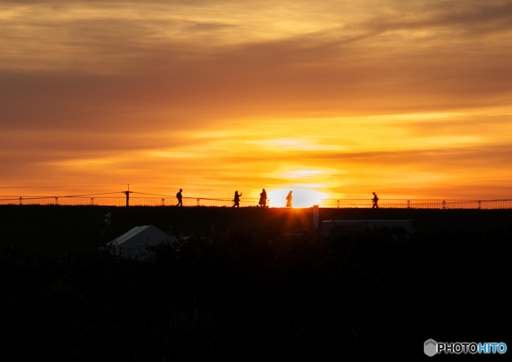 2025熱気球大会（夜明け）