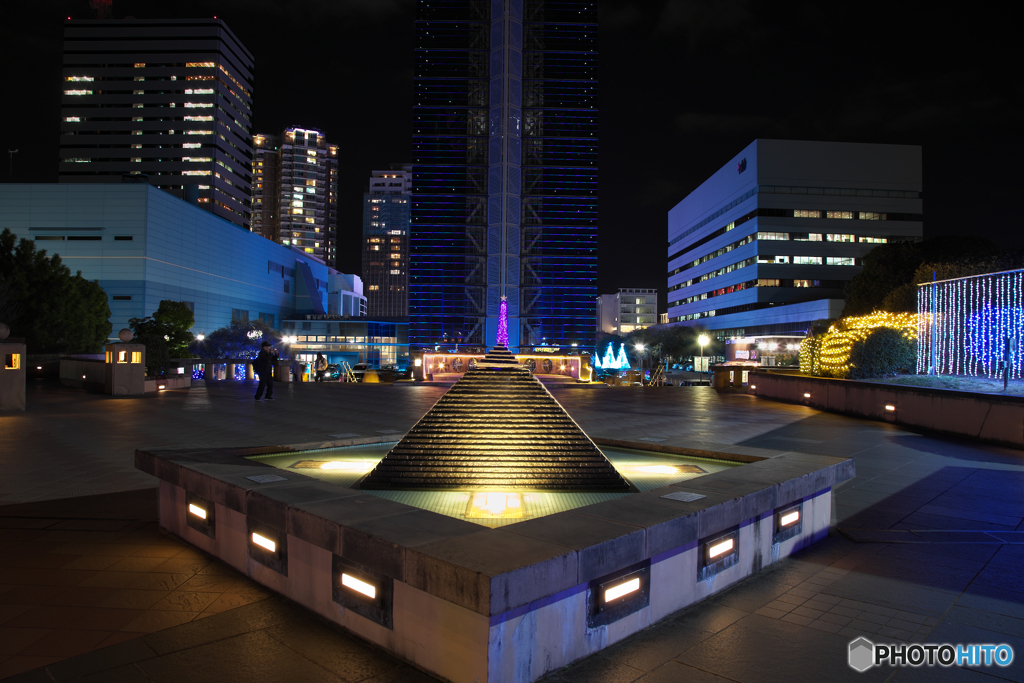 浜広場の明かり