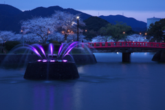 甘木公園の夜景