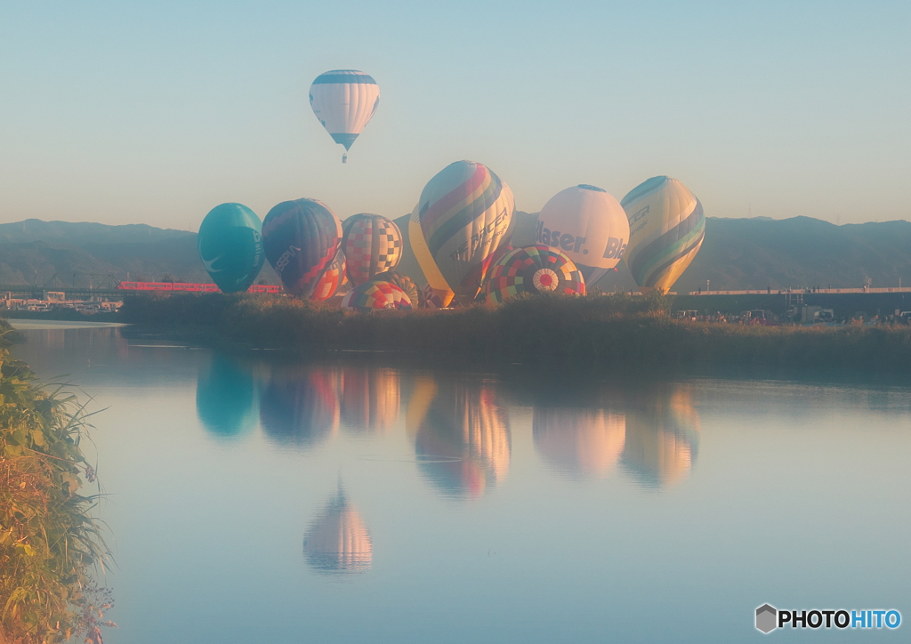 熱気球大会（公式練習）