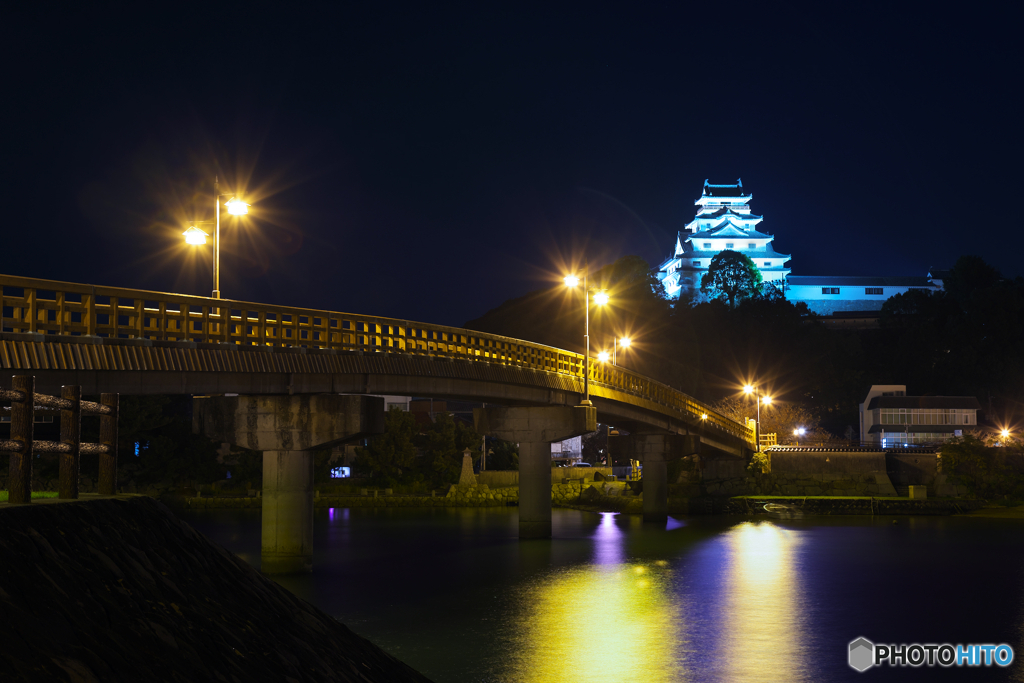 唐津城と場内橋
