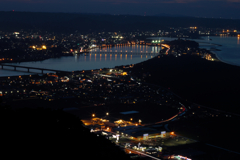 唐津市の夜景
