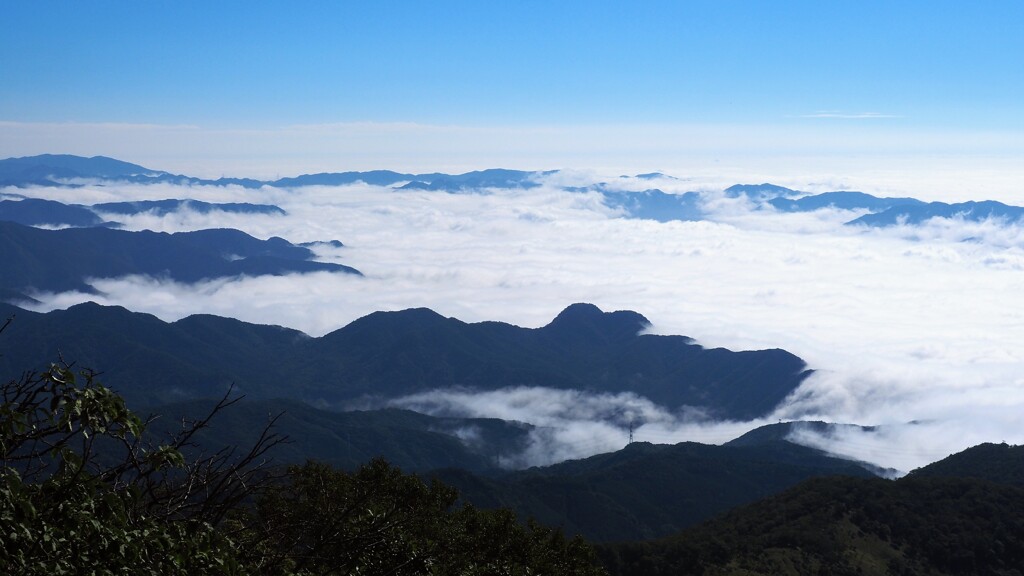 赤城山でも雲海見れるんだ〜