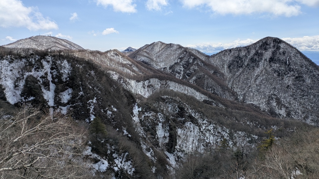 珍しく北側よりの赤城山