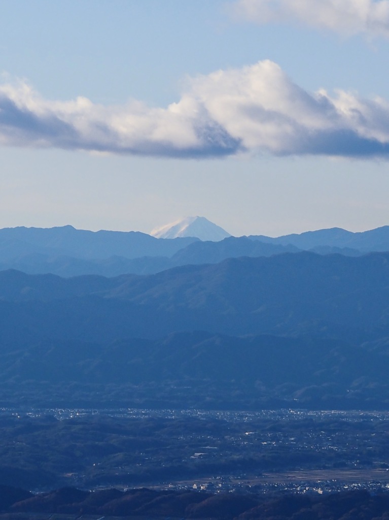 裏山からの富士山