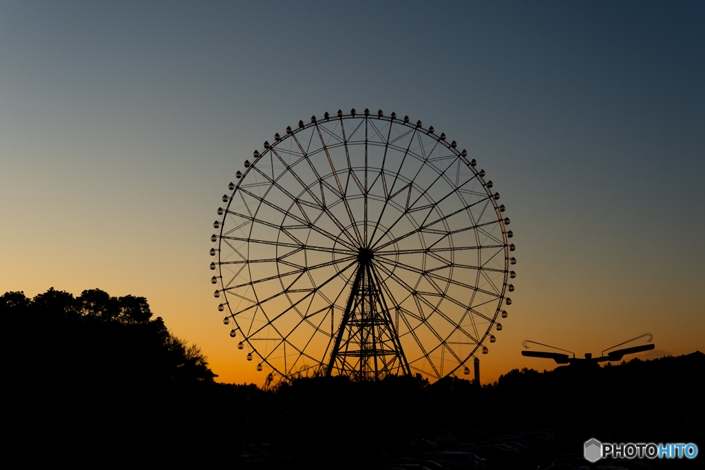 夕暮れ観覧車