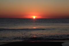 弓ヶ浜の日の出➁