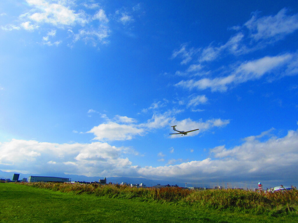 丘珠空港緑地公園にて