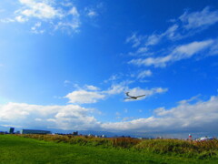 丘珠空港緑地公園にて