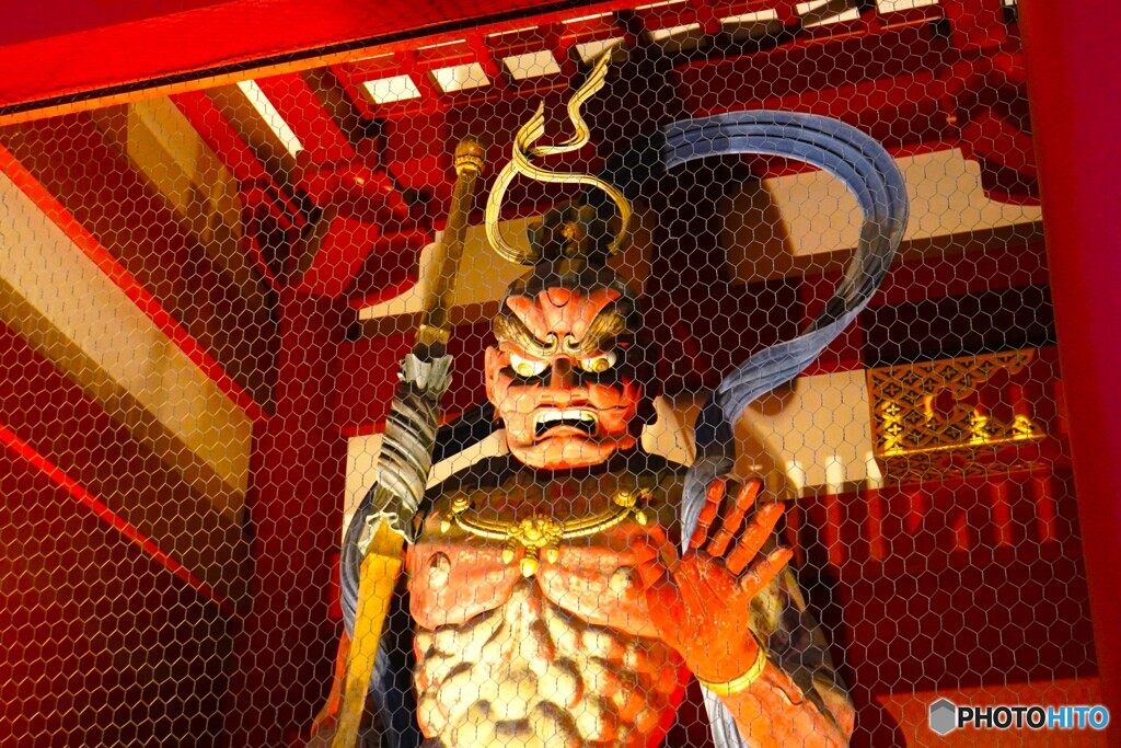 宝蔵門、仁王・阿形