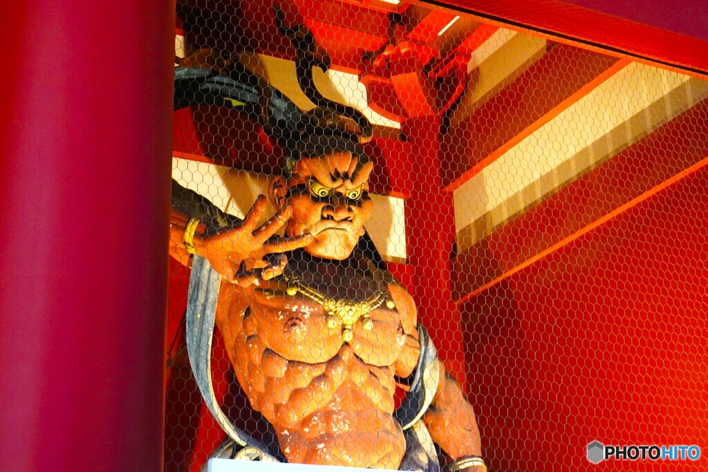 宝蔵門、仁王・吽形