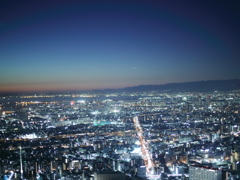 大阪→神戸方面の夜景