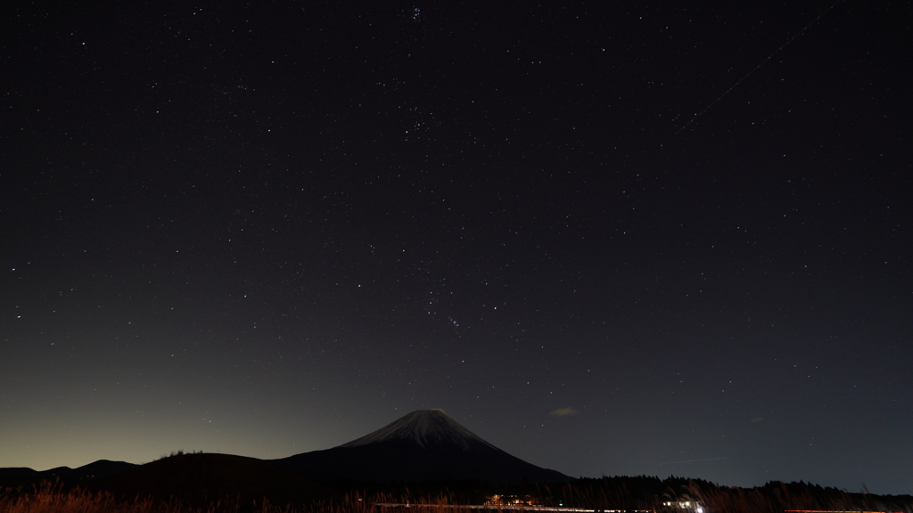 夜の富士